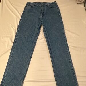 Carhartt Jeans Mens 38x36 B17 STW Blue Excellent Relaxed Fit Stonewash Denim